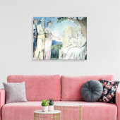 Illustraties van het werkboek canvas afdruk (Insitu (Woonkamer))