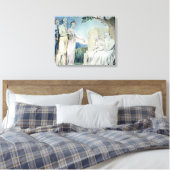 Illustraties van het werkboek canvas afdruk (Insitu (Slaapkamer))