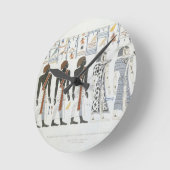 Illustraties van hiërogliefen uit de tomaten van t ronde klok (Hoek)