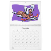 Illustraties van honden buiten de Leash Art Vol 2 Kalender (Feb 2026)