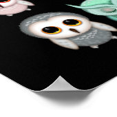 Illustraties van kleine eigenaars bevestigen poster (Hoek)