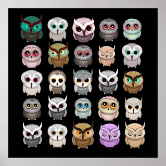 Illustraties van kleine eigenaars weergeven Kunst Poster (Voorkant)