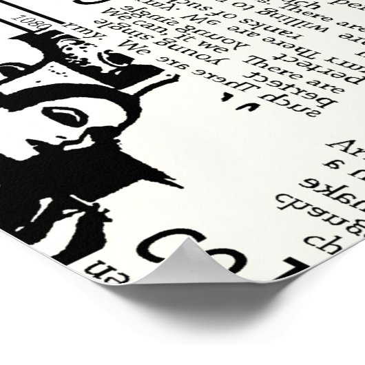 Illustraties van kranten met voorpaginakantiewerk poster (Hoek)