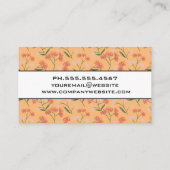 Illustraties van natuurlijke ventilatoren visitekaartje (Achterkant)