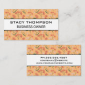 Illustraties van natuurlijke ventilatoren visitekaartje (Voorkant / Achterkant)