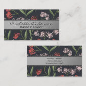 Illustraties van natuurlijke ventilatoren visitekaartje (Voorkant / Achterkant)