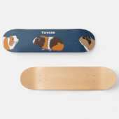 Illustraties van Pet Guinea Pigs Persoonlijk Persoonlijk Skateboard (Horizontaal)