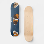 Illustraties van Pet Guinea Pigs Persoonlijk Skateboard (Voorkant)