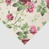 illustraties van rozen op neutrale basis tissuepapier (Detail)