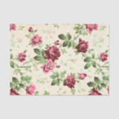 illustraties van rozen op neutrale basis tissuepapier (Voorkant)