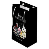 Illustraties van Skulls en Potions Happy Halloween Klein Cadeauzakje (Achterkant Gekanteld)