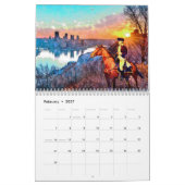 Illustraties van staalStad Kunstender 2019 Agenda Kalender (Feb 2027)