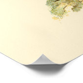 Illustraties van vintage vleermuizen poster (Hoek)