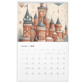 Illustraties van wereldsteden kalender (Jan 2026)