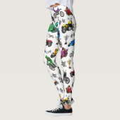Illustraties van wolprogramma's leggings (Links)
