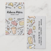 Illustraties voor baken | Cultuur | Catering Visitekaartje (Voorkant / Achterkant)