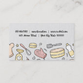 Illustraties voor baken | Cultuur | Catering Visitekaartje (Achterkant)