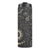 illustratieset van maanfasen. Verschil Thermosbeker (Voorkant)