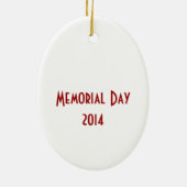 Illustratiestijl Eagle en American Flag Tatoo Keramisch Ornament (Achterkant)