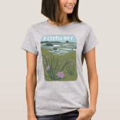 Illustratiestrand Estero Bay Central California T-shirt (Voorkant)