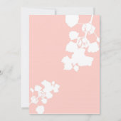 Illustratieve bloemen en vlinderridden kaart (Achterkant)