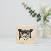 Illustratieve boomkunst informatiekaartje (Staand voorkant)