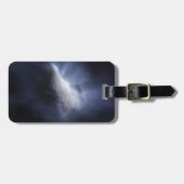 Illustratieve close-up van de komeettempel. bagagelabel (Voorkant horizontaal)