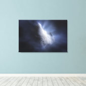 Illustratieve close-up van de komeettempel. canvas afdruk (Insitu (Houten vloer))