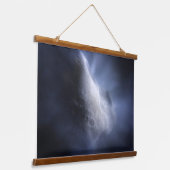 Illustratieve close-up van de komeettempel. hangend wandkleed (Gebogen)