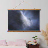 Illustratieve close-up van de komeettempel. hangend wandkleed (Slaapkamer)