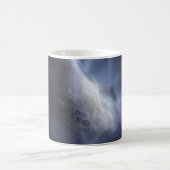 Illustratieve close-up van de komeettempel. koffiemok (Center)