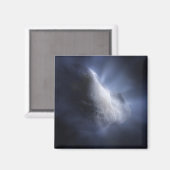 Illustratieve close-up van de komeettempel. magneet (Voorkant / Achterkant)