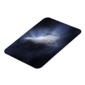 Illustratieve close-up van de komeettempel. magneet (Linkerzijde)