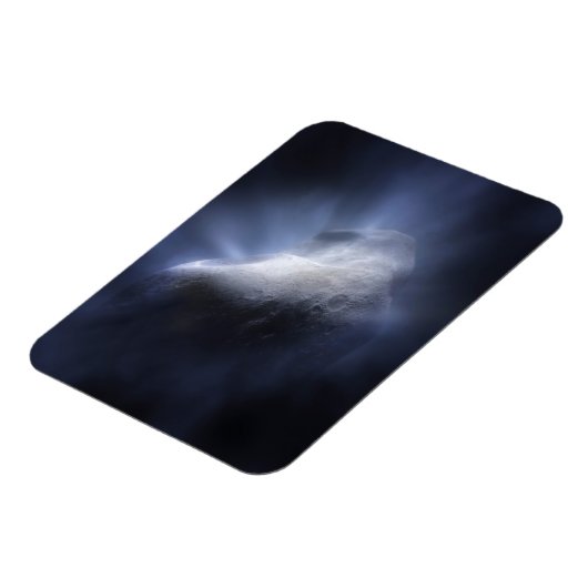 Illustratieve close-up van de komeettempel. magneet (Linkerzijde)