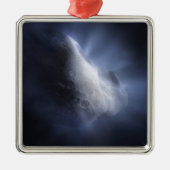 Illustratieve close-up van de komeettempel. metalen ornament (Voorkant)