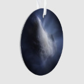 Illustratieve close-up van de komeettempel. ornament (voorkant)