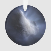 Illustratieve close-up van de komeettempel. ornament (voorkant)