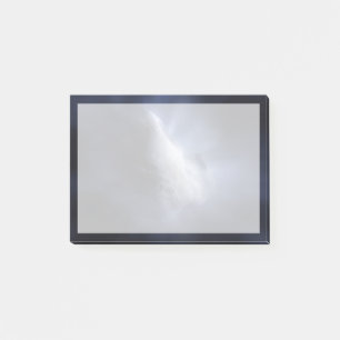 Illustratieve close-up van de komeettempel. post-it® notes