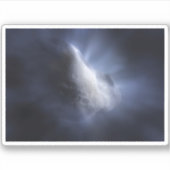 Illustratieve close-up van de komeettempel. sticker (Voorkant)