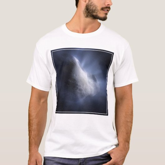 Illustratieve close-up van de komeettempel. t-shirt (Voorkant)