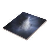 Illustratieve close-up van de komeettempel. tegeltje (Zijkant)