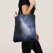 Illustratieve close-up van de komeettempel. tote bag (Dichtbij)