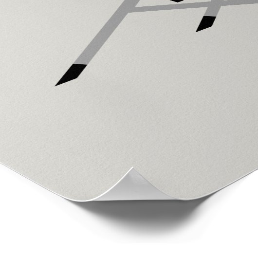 Illustratieve drumset poster (Hoek)