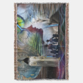 Illustratieve grafische weergave van papiermedia deken (Voorkant Verticaal)