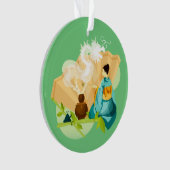 Illustratieve Japanse Tea-ceremonie, Dragon Ornament (voorkant)