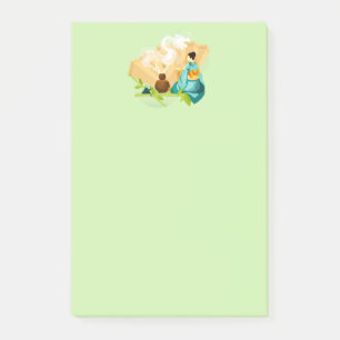 Illustratieve Japanse Tea-ceremonie, Dragon Post-it® Notes