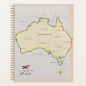 Illustratieve kaart van Australië Planner (Voorkant)