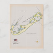 Illustratieve kaart van Bermuda (Voorkant)