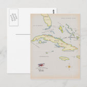 Illustratieve kaart van Cuba (Voorkant / Achterkant)