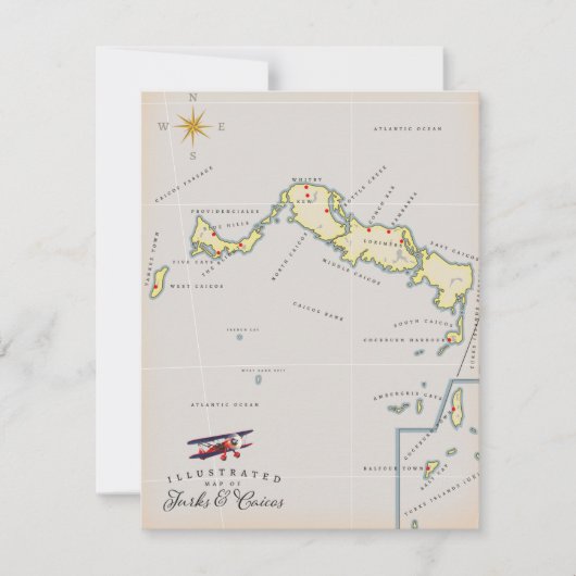 Illustratieve kaart van de kaart van Turken en Cai (Voorkant)